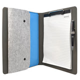 Painting PU Leather Padfolio Organizer Portfolio, Business Portfolio File Folder with Clipboard and Document Pocket