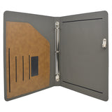 Tablet Organizer Padfolio with 3-Ring Binder, Binder Portfolio with Removable Tablet Holder for iPad Air 11-in/13-in/ iPad Pro 11"/ 12.9"