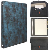 3-Ring Binder Portfolio Case with Document Pocket, Business Portfolio File Folder Organizer Portfolio Binder Case