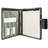 Pixel Style Portfolio Whiteboard Padfolio with Expanded Document Bag, 3-Ring Binder Business Organizer Portfolio Case