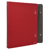 Ring Binder Padfolio with A4 Expanded Document Bags, Organizer Binder Portfolio Case with 4-Ring Binder and Clipboard