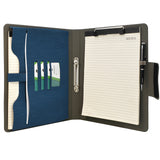 Padfolio Ring Binder with Expanded Document Bag, Business Organizer Portfolio with 2-Ring Binder and Clipboard
