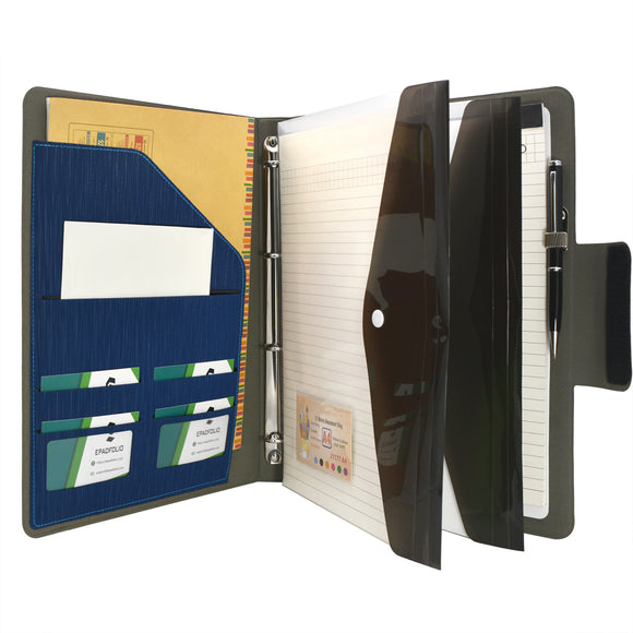 SKYDUE 3 Ring Binder with Clipboard 1 Inch 13.2