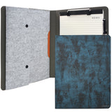 Padfolio Case with Clipboard Dry Erase Surface and Document Pocket, Business Portfolio File Folder Organizer Portfolio Case