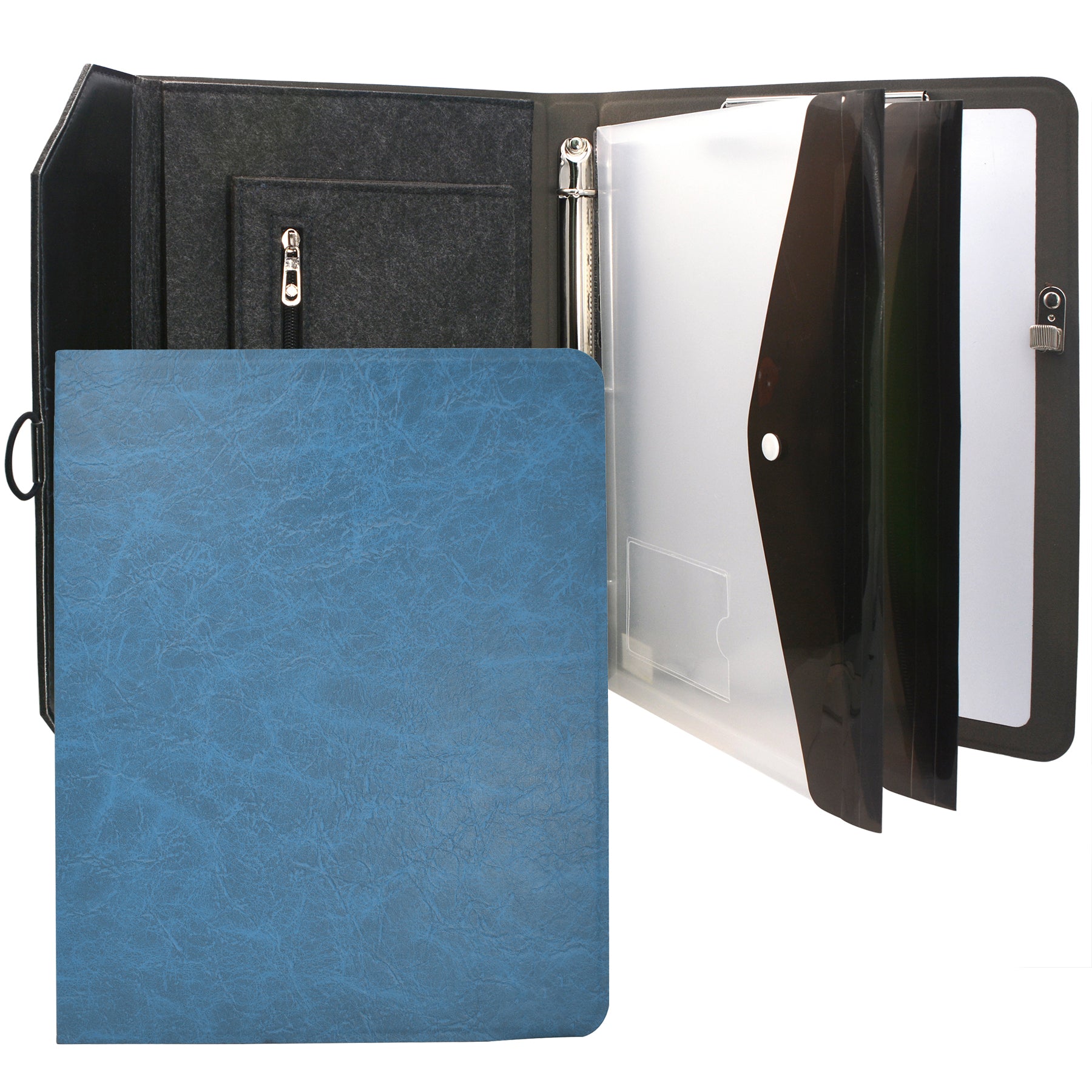 Ring Binder Portfolio Case with Dry Erase Surface and Document Pocket, –  epadfolios