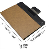 2 Ring Binder Padfolio File Folder, Business and Interview Portfolio with 2-Ring Binder, Clipboard