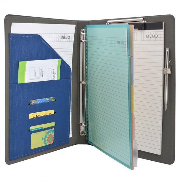 Amazon.com : Officemate Ringbinder Clipboard Storage Box, Charcoal (83309),  13
